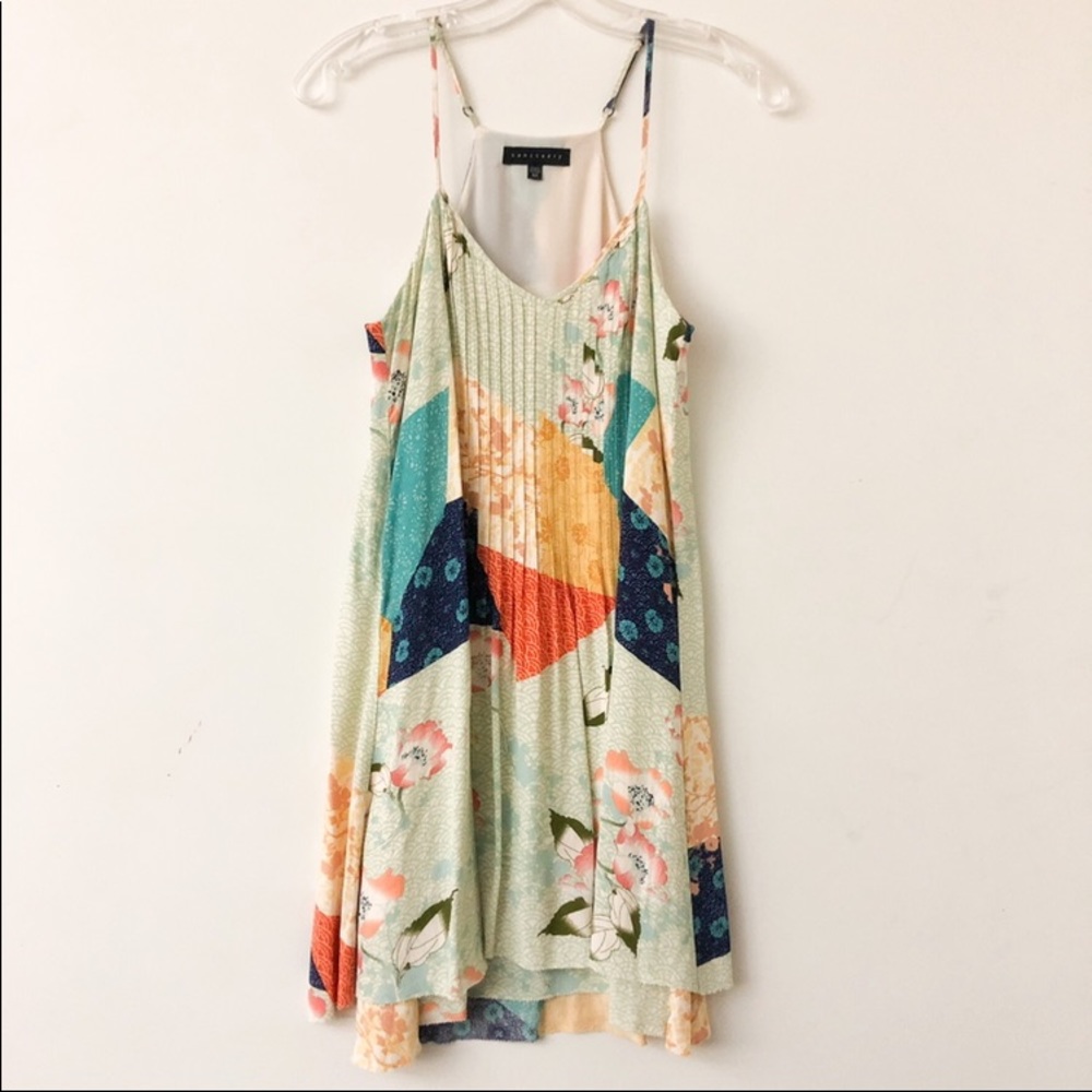 Sanctuary Multicolor Patchwork Dress - image 2